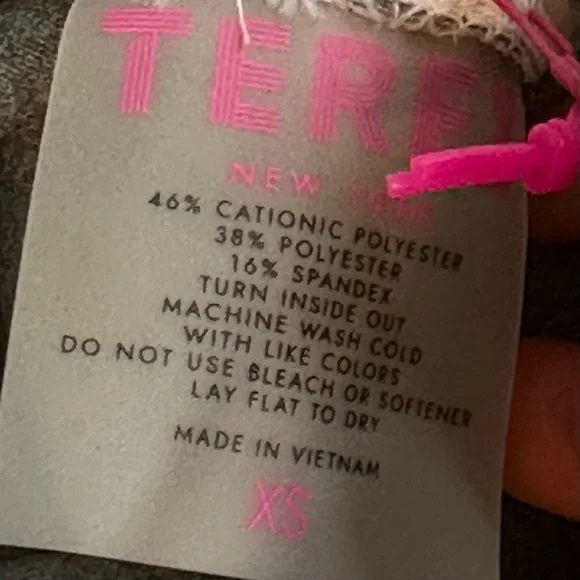 Terez Womens Size XS Gold Baroque Duoknit Leggings NWT - Picture 7 of 9